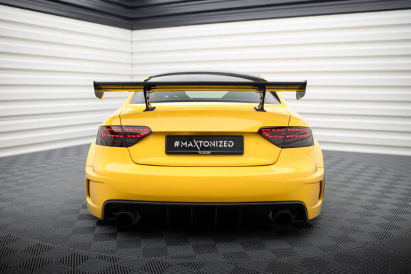Carbon Spoiler With Internal Brackets Uprights Audi A5 Coupe 8T