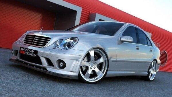 FRONT SPLITTER (FOR ME-C-203-AMG204-F1 BUMPER) Mercedes C Klasa W 203