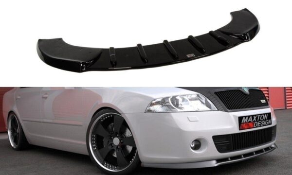 FRONT SPLITTER OCTAVIA 2, FIT ONLY FOR OCTAVIA 2 RS PREFACE MODEL Skoda Octavia RS Mk2