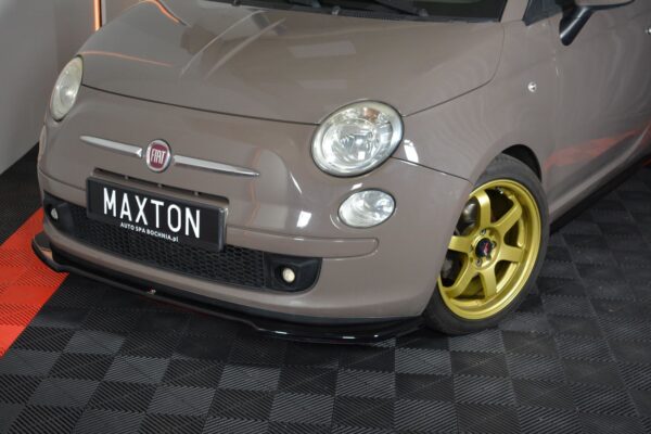FRONT SPLITTER V.2 FIAT 500 HATCHBACK PREFACE Fiat 500[2007-2014]