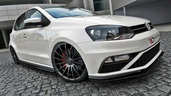 FRONT SPLITTER V.2 Volkswagen Polo GTI Mk5 Facelift Volkswagen Polo GTI Mk5 Facelift