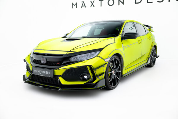 Εμπρός Racing Σπόιλερ V.1 Honda Civic Type-R Mk10 / Mk10 Facelift