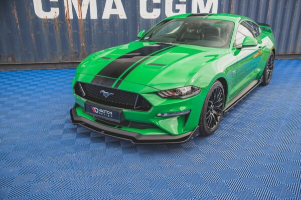 Εμπρός Σπόιλερ V.1 + Flaps Ford Mustang GT Mk6 Facelift Ford Mustang MK6 GT Facelift[2017-]