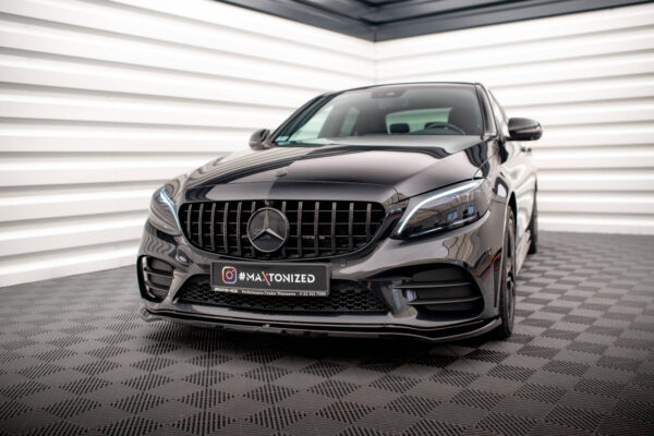 Εμπρός Σπόιλερ V.1 Mercedes-Benz C AMG Line Sedan / Coupe / Estate W205 / C205 / S205 Facelift
