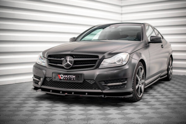 Εμπρός Σπόιλερ V.1 Mercedes-Benz C Coupe / Sedan / Estate  AMG-Line C204 / W204 Facelift / S204 Facelift