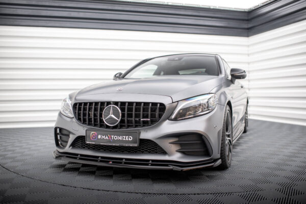 Εμπρός Σπόιλερ V.2 Mercedes-AMG C43 Coupe / Cabrio / Sedan / Estate C205 / A205 / W205 / S205 Facelift