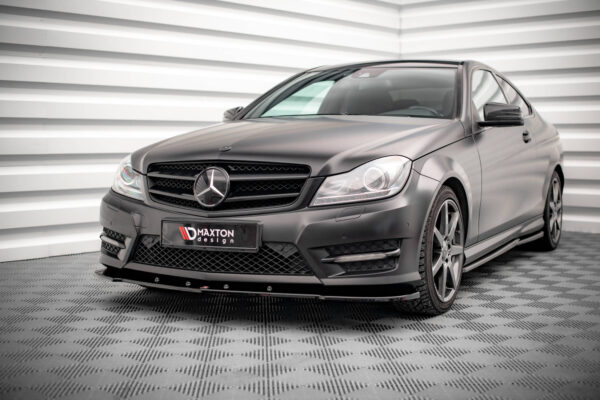 Εμπρός Σπόιλερ V.2 Mercedes-Benz C Coupe / Sedan / Estate  AMG-Line C204 / W204 Facelift / S204 Facelift