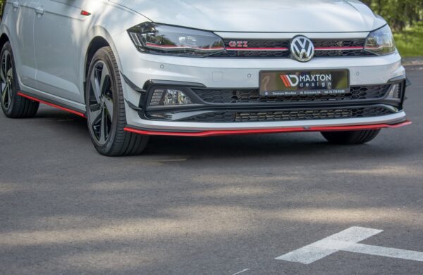 Εμπρός Σπόιλερ V.2 Volkswagen Polo GTI / R-line Mk6 Volkswagen Polo GTI Mk6
