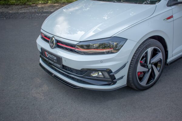 Εμπρός Σπόιλερ V.4 Volkswagen Polo GTI / R-line Mk6 Volkswagen Polo GTI Mk6