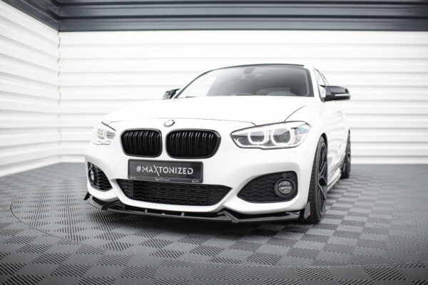 Εμπρός Σπόιλερ V.5 + Flaps BMW 1 M-Pack / M140i F20 Facelift