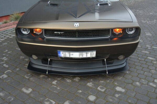 HYBRID FRONT SPLITTER V.1 DODGE CHALLENGER MK3. PHASE-I SRT8 COUPE Dodge Challenger MK3
