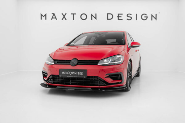 Hybrid Εμπρός Racing Σπόιλερ VW Golf 7 R / R-Line Facelift Volkswagen Golf R Mk7 Facelift