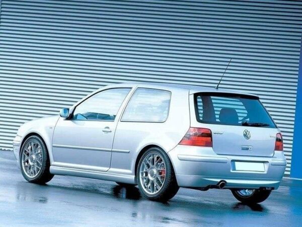 REAR BUMPER EXTENSION VW GOLF 4 25’TH ANNIVERSARY LOOK (with exhaust hole) Volkswagen Golf Mk4