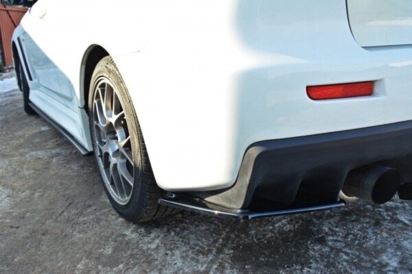 REAR SIDE SPLITTERS Mitsubishi Lancer Evo X Mitsubishi Lancer Evo Mk10