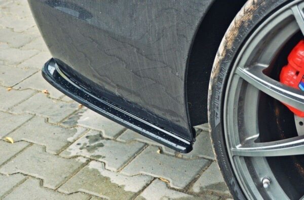 REAR SIDE SPLITTERS for BMW 5 M-Pack Sedan /Touring  F10/F11 (fits two double exhaust ends) BMW Seria 5 F10- F11