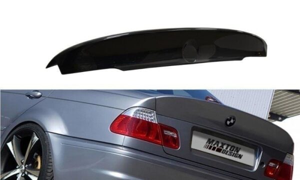 REAR SPOILER / LID EXTENSION BMW 3 E46 – 4 DOOR SALOON  (for painting) BMW Seria 3 E46
