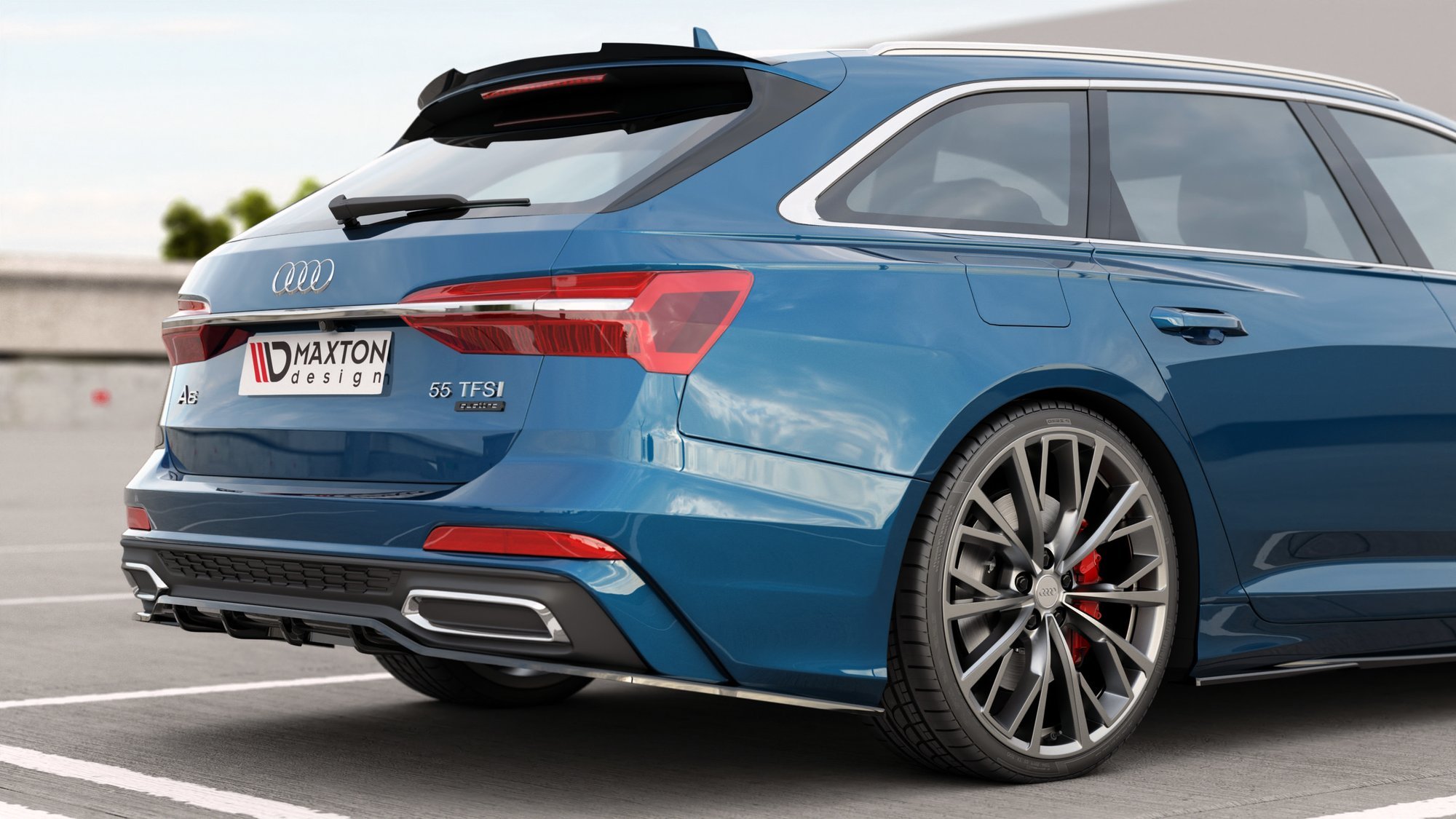 pol_po_Rear-Splitter-with-vertical-bars-Audi-A6-S-Line-C8-10030_6 pol_po_Rear-Splitter-with-vertical-bars-Audi-A6-S-Line-C8-10030_6