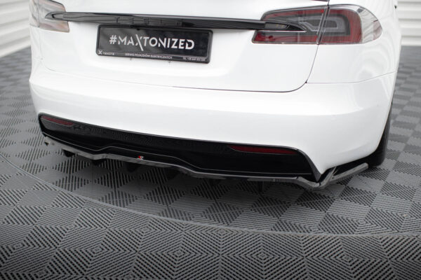 Πίσω Σπόιλερ (with vertical bars) V.2 Tesla Model S Plaid Mk1 Facelift