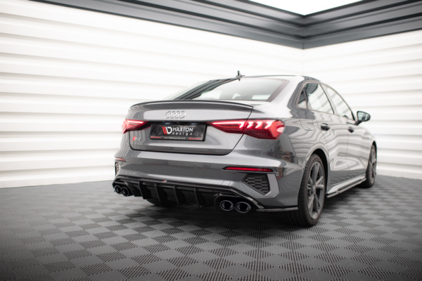 Πίσω Valance + Exhaust Ends Imitation Audi A3 S-Line Sedan 8Y
