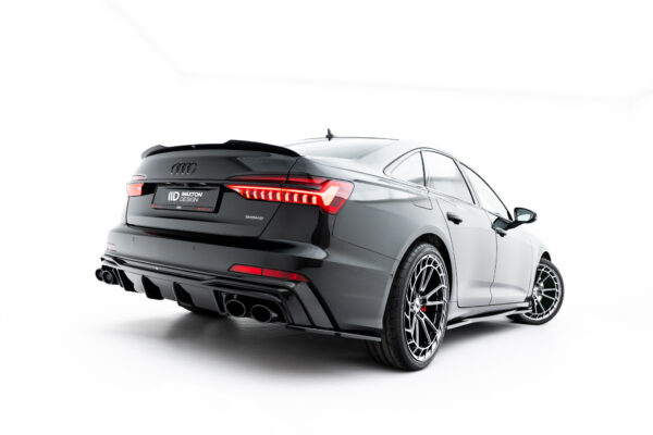 Πίσω Valance + Exhaust Ends Imitation Audi A6 S-Line / S6 C8 / C8 Facelift