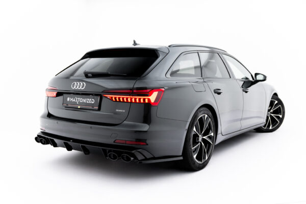 Πίσω Valance + Exhaust Ends Imitation Audi A6 Sedan / Avant C8 / C8 Facelift