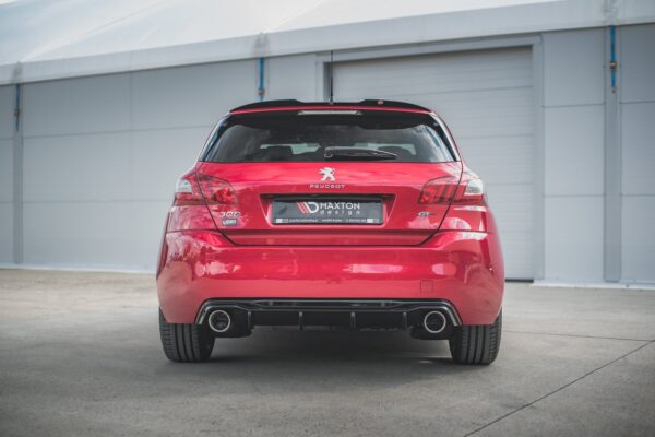 Πίσω Valance + Exhaust Ends Imitation Peugeot 308 GT Mk2 Facelift