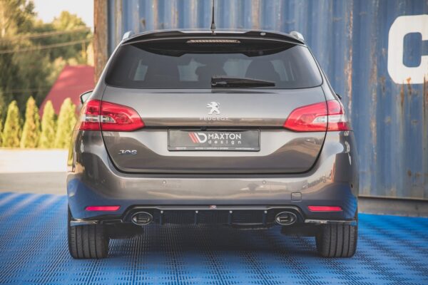 Πίσω Valance + Exhaust Ends Imitation Peugeot 308 SW Mk2