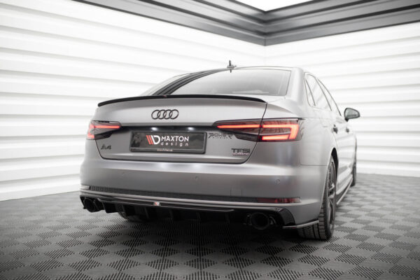 Πίσω Valance V.1 Audi A4 S-line B9 (Version with single exhaust tips on both sides)