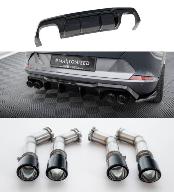 Πίσω Valance V.3 + Exhaust Tips Cupra Formentor VZ Mk1 / Mk1 Facelift
