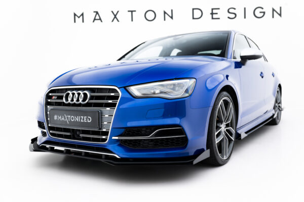 Street Pro Εμπρός Σπόιλερ + Flaps Audi S3 / A3 S-Line Sedan 8V