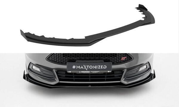 Street Pro Εμπρός Σπόιλερ + Flaps Ford Focus ST Mk3 Facelift