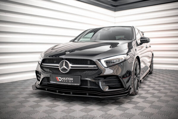 Street Pro Εμπρός Σπόιλερ + Flaps Mercedes A35 AMG / AMG-Line Aero Pack W177