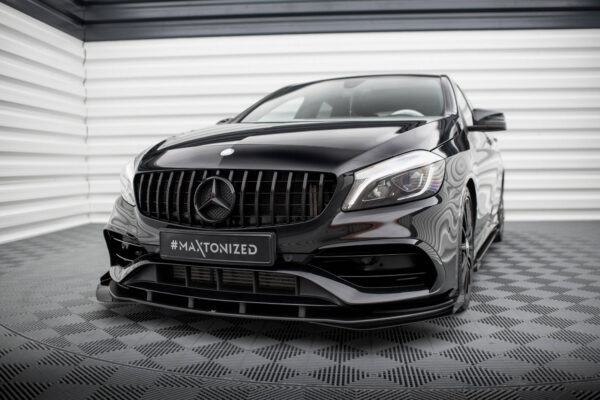 Street Pro Εμπρός Σπόιλερ + Flaps Mercedes-Benz A AMG-Line W176 Facelift