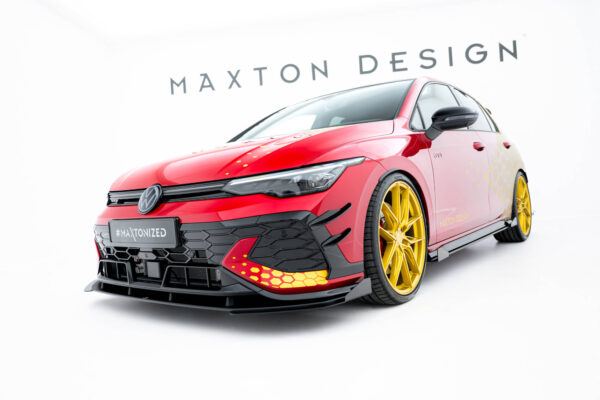 Street Pro Εμπρός Σπόιλερ + Flaps Volkswagen Golf GTI Clubsport Mk8 Facelift