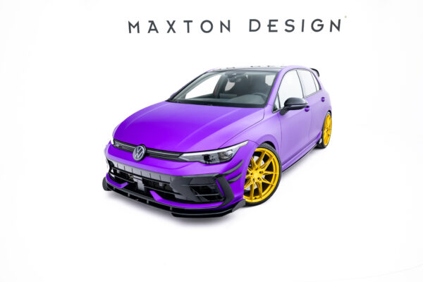 Street Pro Εμπρός Σπόιλερ + Flaps Volkswagen Golf R Hatchback Mk8 Facelift
