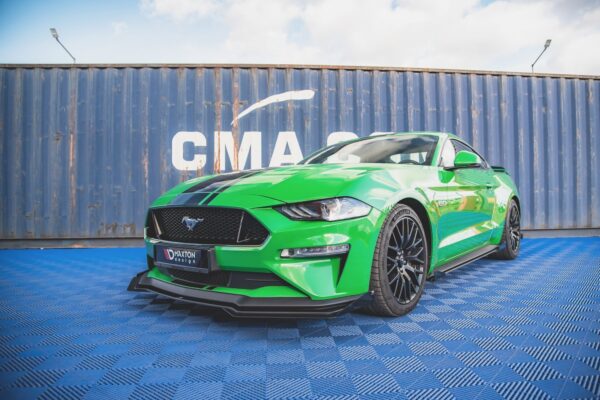 Street Pro Εμπρός Σπόιλερ V.1 + Flaps Ford Mustang GT Mk6 Facelift Ford Mustang MK6 GT Facelift[2017-]