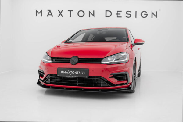 Street Pro Εμπρός Σπόιλερ V.2 Volkswagen Golf R / R-Line Mk7 Facelift Volkswagen Golf R Mk7 Facelift