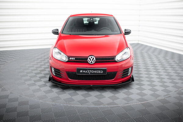 Street Pro Εμπρός Σπόιλερ V.3 + Flaps Volkswagen Golf GTI Mk6 Volkswagen Golf GTI Mk6