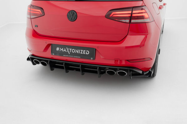 Street Pro Πίσω Diffuser Volkswagen Golf R Mk7 Facelift Volkswagen Golf R Mk7 Facelift