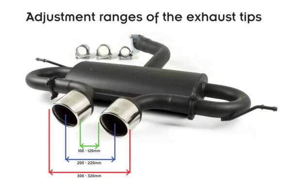 VOLKSWAGEN GOLF VI, GOLF V R32,  SCIROCCO 3  SPORTS EXHAUST MUFFLER EXHAUST Volkswagen Golf Mk6[2008-2013]