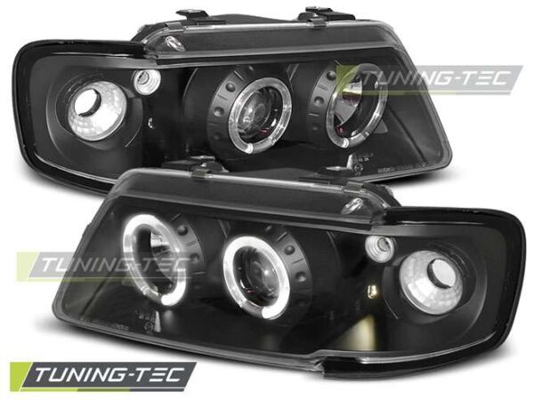 Φανάρια ANGEL EYES Μαύρο για AUDI A3 8L 08.96-08.00 Audi A3 (8L) [1996-2003]