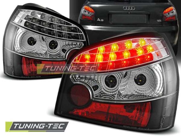 Πίσω φανάρια  led Μαύρο για AUDI A3 08.96-08.00 Audi A3 (8L) [1996-2003]