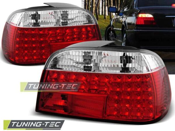 Πίσω φανάρια  led Κόκκινο Λευκό για BMW E38 06.94-07.01 BMW 7 (E38) [1994-2001]