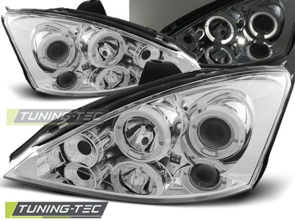 FORD FOCUS 10.98-10.01 ANGEL EYES χρωμίου Ford Focus Mk1 [1998-2004]
