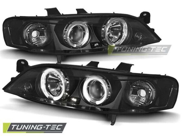 OPEL VECTRA B 99-03.02 ANGEL EYES Μαύρο Opel Vectra B [1995-2002]