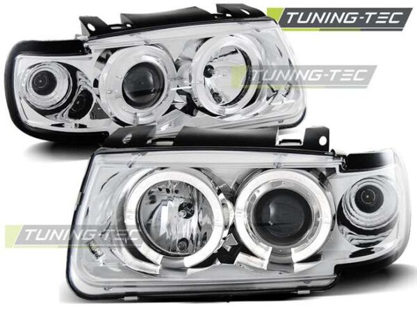 Φανάρια ANGEL EYES χρωμίου για VW POLO 6N 10.94-09.99 HATCHBACK Volkswagen Polo Mk3 [1994-2001]