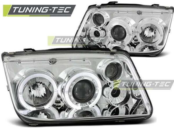 Φανάρια ANGEL EYES χρωμίου για VW BORA 09.98-07.05 Volkswagen Bora
