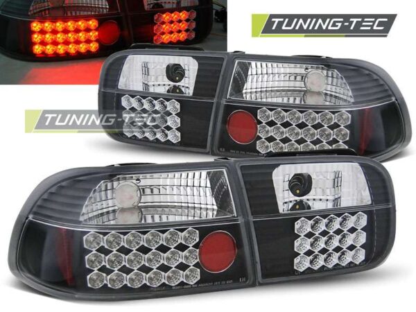 HONDA CIVIC 09.91-08.95 2D/4D Μαύρο LED Honda Civic Mk5 [1992-1995]