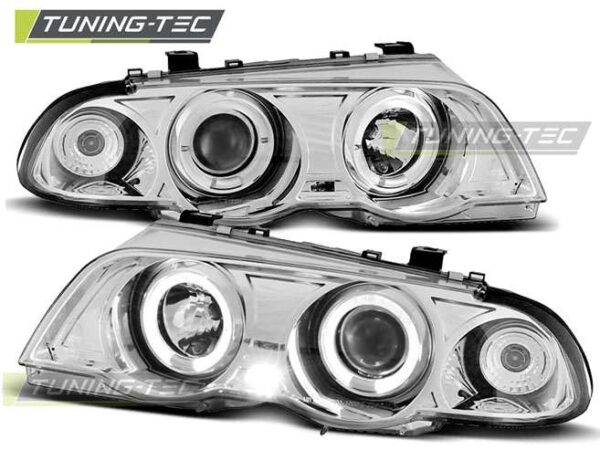 Φανάρια ANGEL EYES χρωμίου για BMW E46 05.98-08.01 S/T BMW 3 (E46) [1998-2005]