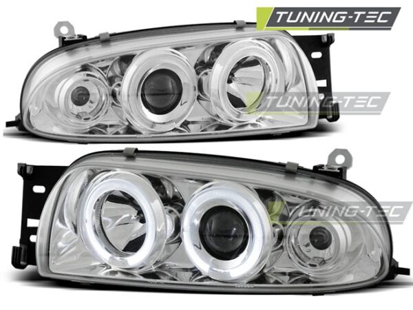 FORD FIESTA MK4 10.95-08.99 ANGEL EYES χρωμίου Ford Fiesta [1996-2002]